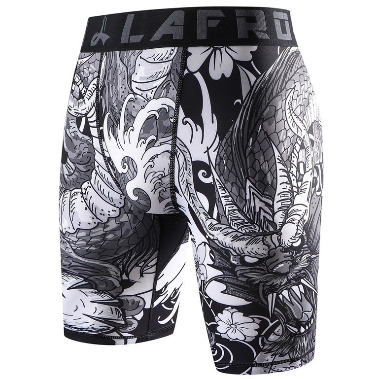 LAFROI Quick Dry Cool Compression Fit pants Shorts Swimming trunks ...