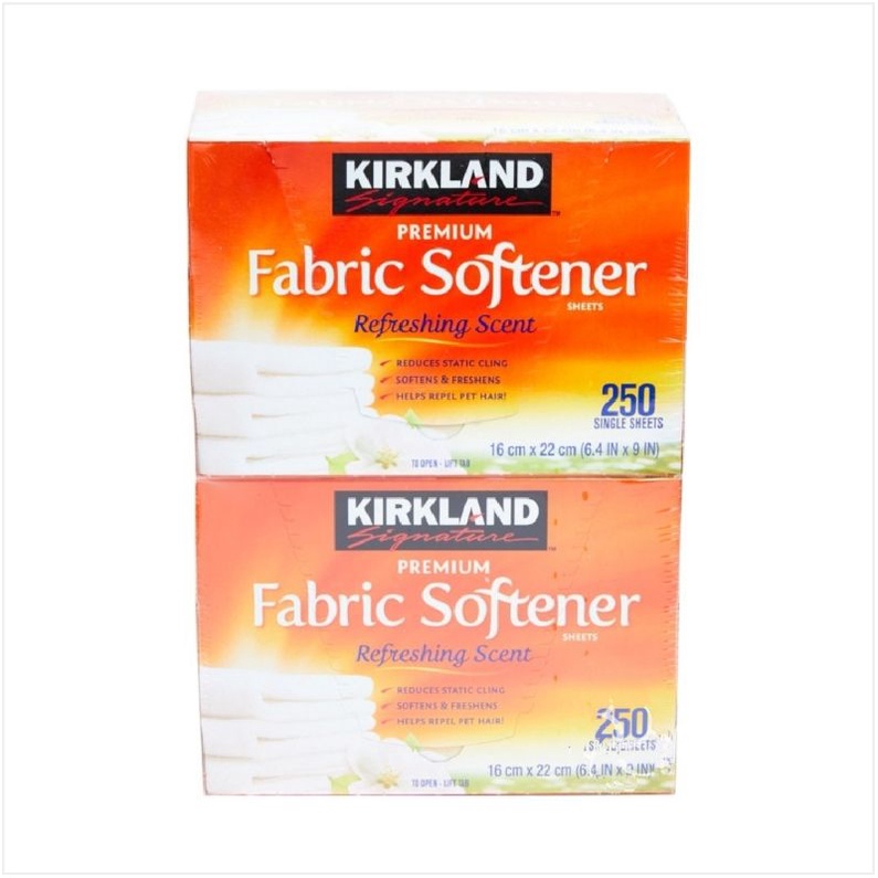 Kirkland Signature Refreshing Scent Fabric Softener 2 x 250 Single