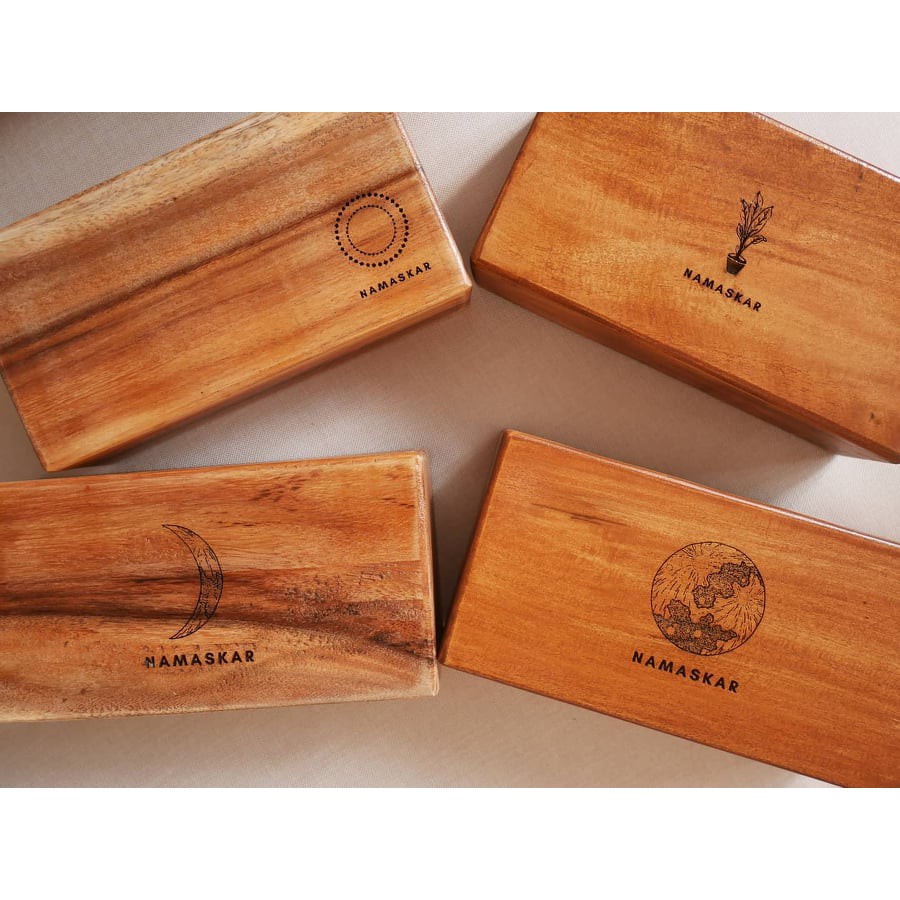 Ecofriendly Wooden Yoga Blocks (Pair) Shopee Philippines