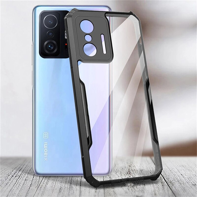 For Xiaomi 11T Pro Phone Case Transparent TPU Bumper