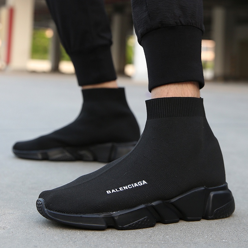 balenciaga runners on feet