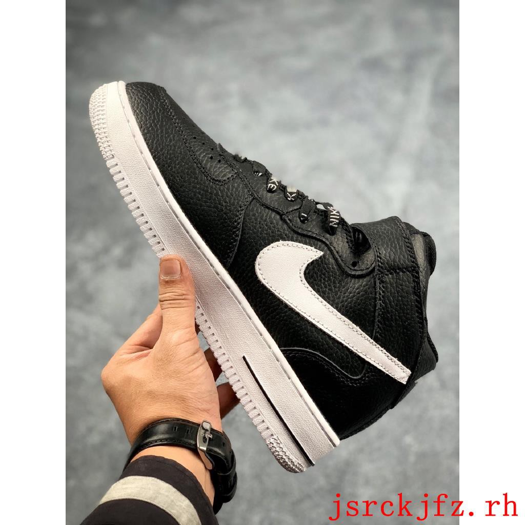 black air forces with white laces