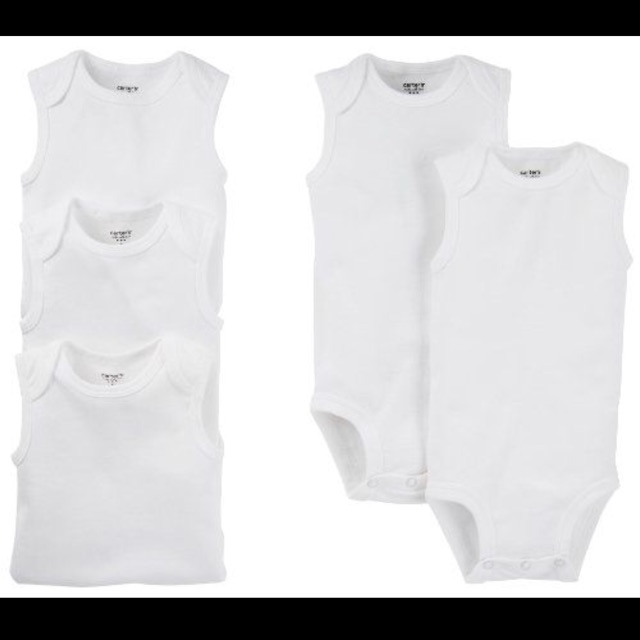 carters white bodysuits