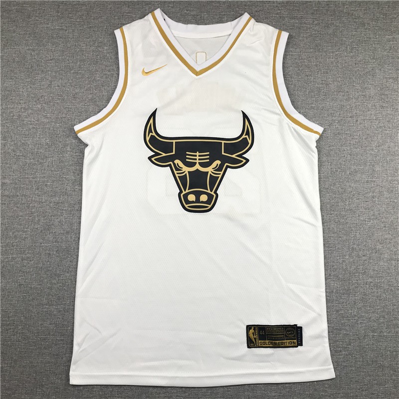 white and gold nba jersey