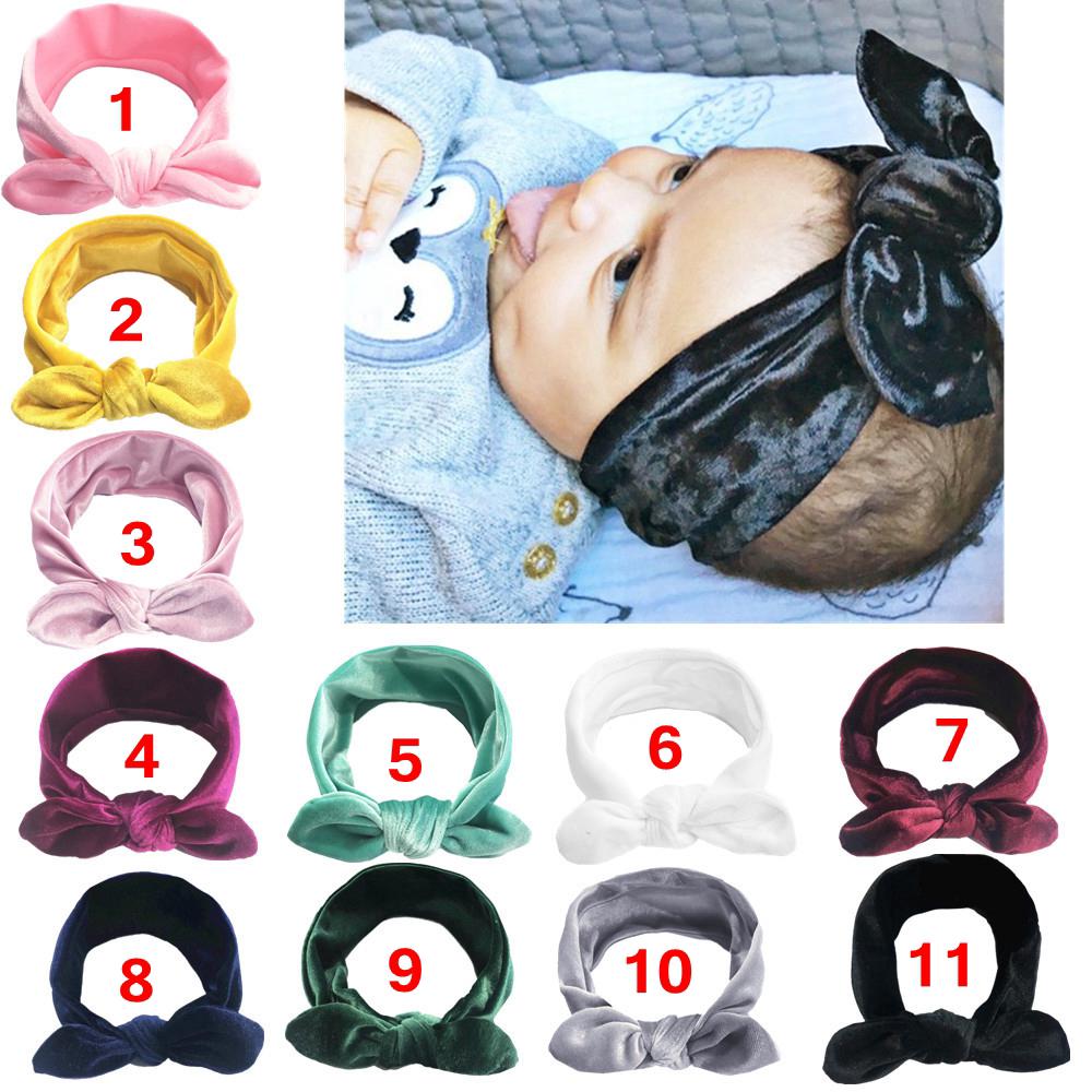 baby girl velvet headband