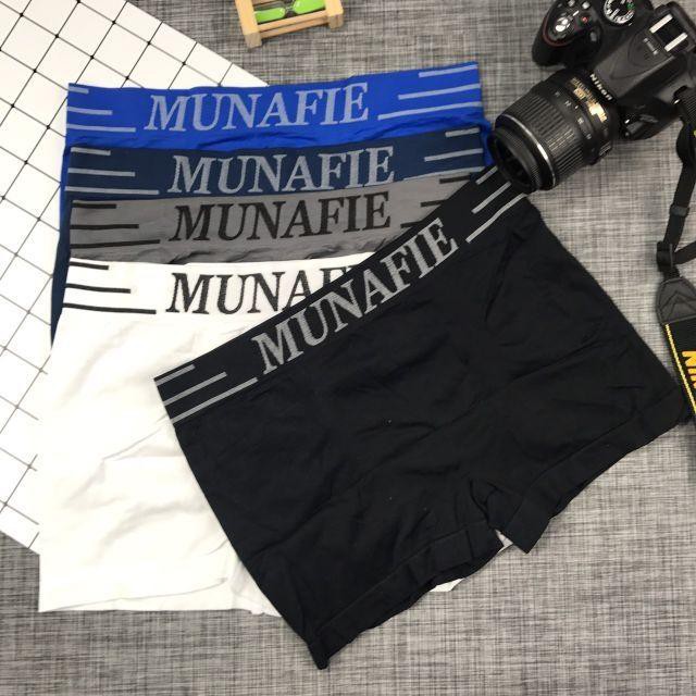 5pcs Munafie Boxer Brief Spandex Underwear Men's Fashion (Assorted ...