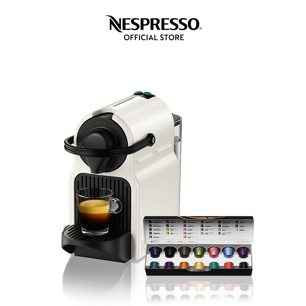 Nespresso® Inissia Coffee White with Welcome Set Shopee Philippines