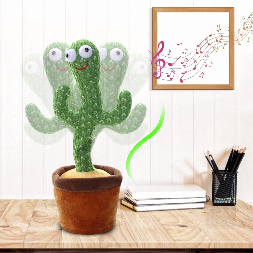 Dancing Cactus Toy Electronic Shake 