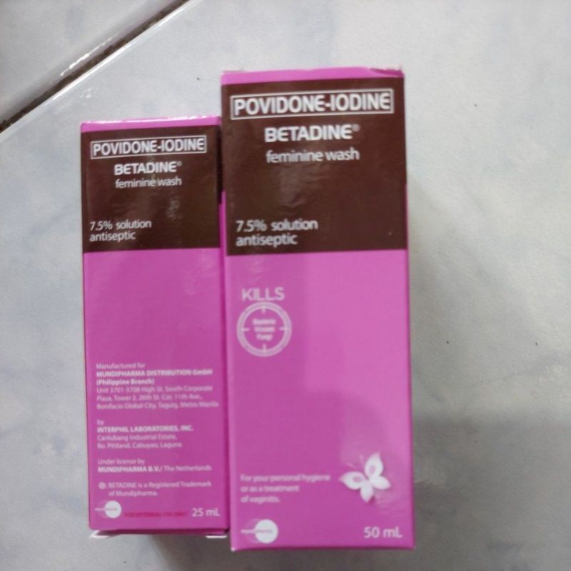 betadine feminine wash 7.5 Shopee Philippines