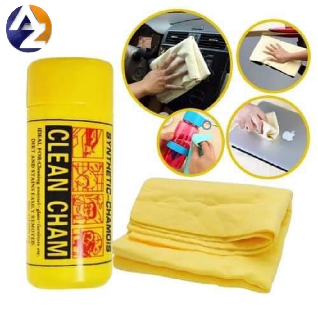 AZ COD Car motor clean cham synthetic chamois Car Wash Cloth Shopee