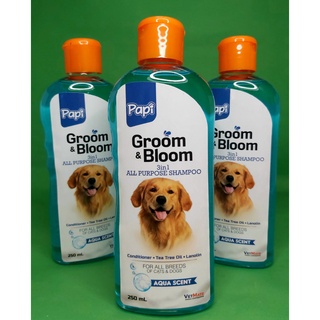 [ FC REYES AGRIVET ] PAPI GROOM AND BLOOM ( 3in1 all purpose shampoo ) conditioner