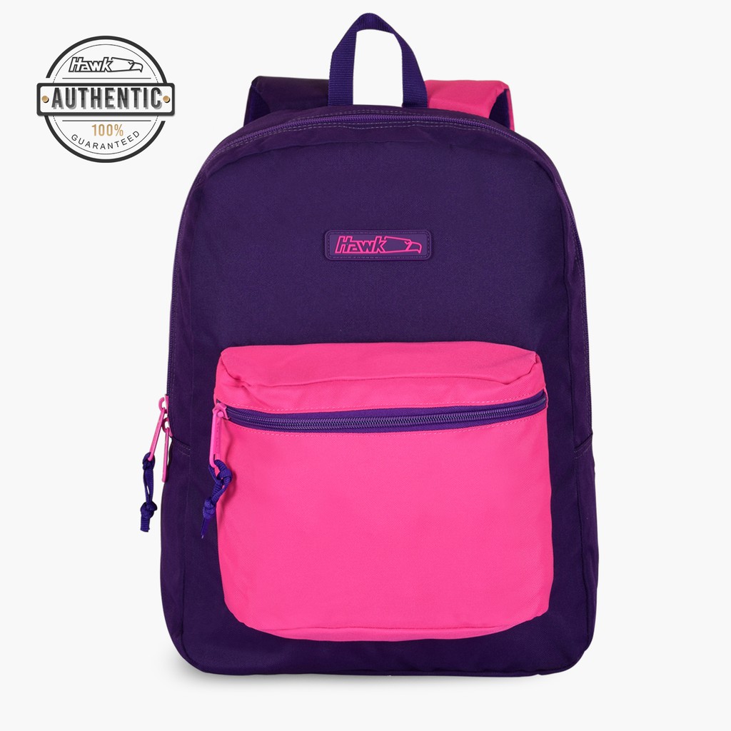 Hawk 4649 Backpack (Eggplant/Fuchsia) Shopee Philippines