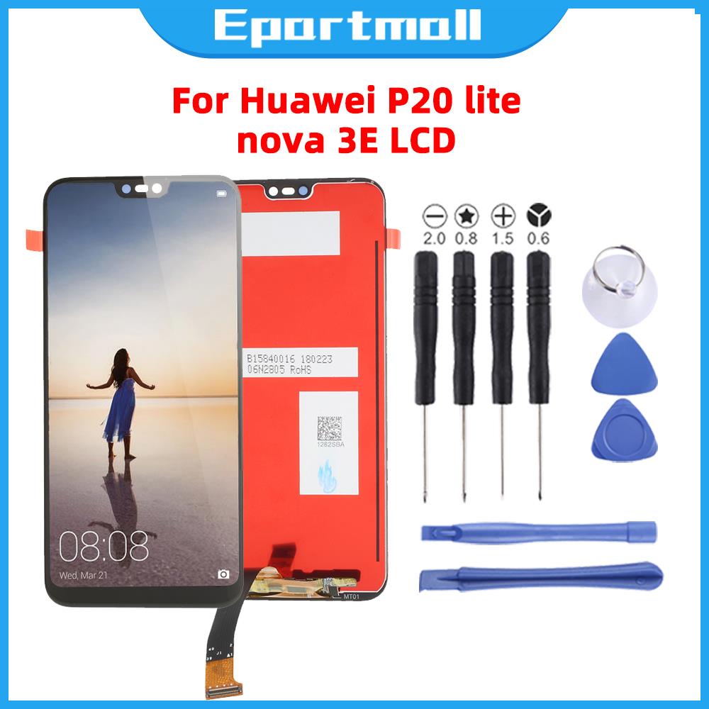 Lcd For Huawei P Lite Lcd Huawei Nova 3e Lcd Touch Screen Digitizer Assembly With Frame Replacement For Huawei P Lite Nova 3e Shopee Philippines