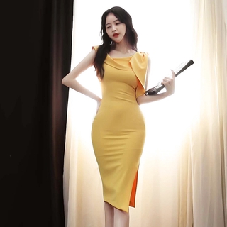 Sleeveless Dress One Piece Dress Korean Dress Sexy 21 Summer Design Personalized Sling High Waist Slim Slim Dress Shopee Philippines