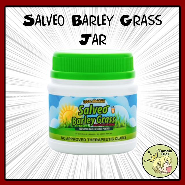 Salveo Barley Grass Powder Juice JAR 100 Pure Barley Grass Powder 180g