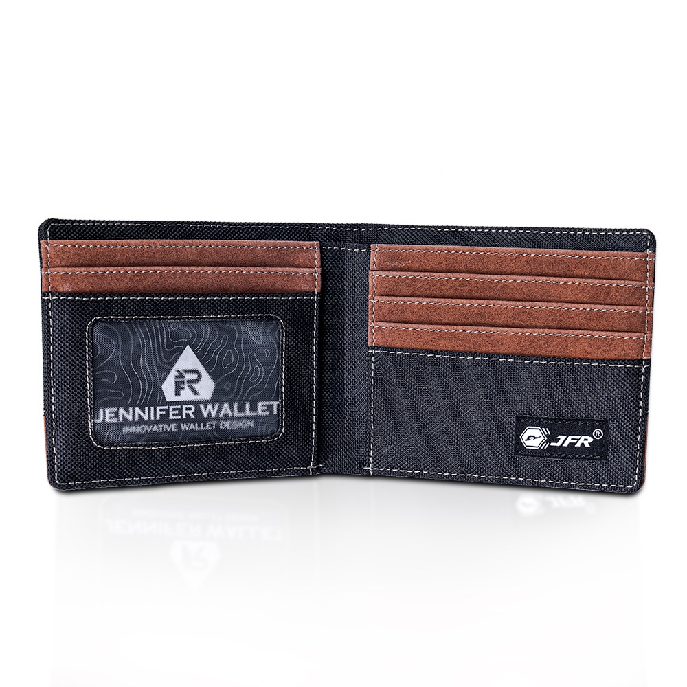 PRIA Jfr Castle Wallet - Men's Wallet Canvas Combination Premium PU Leather JP40