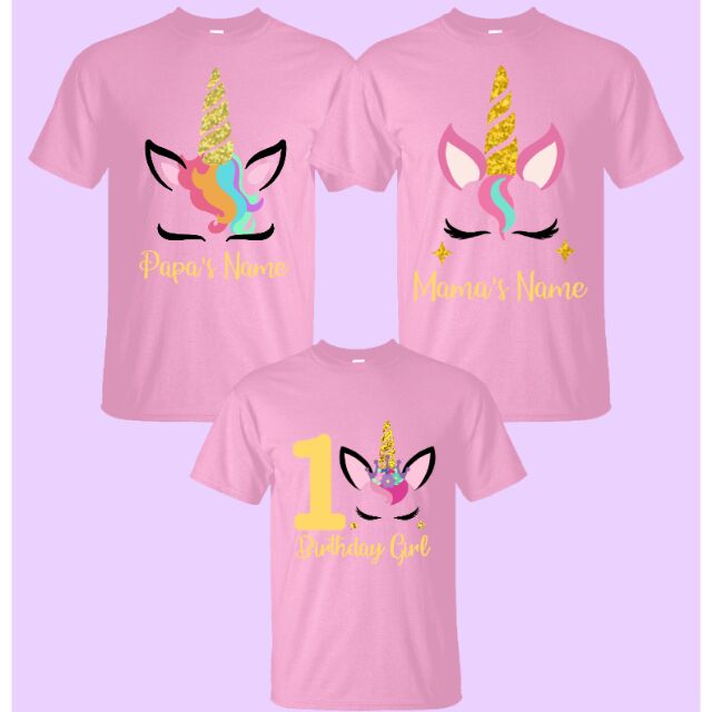 unicorn t shirt design for family