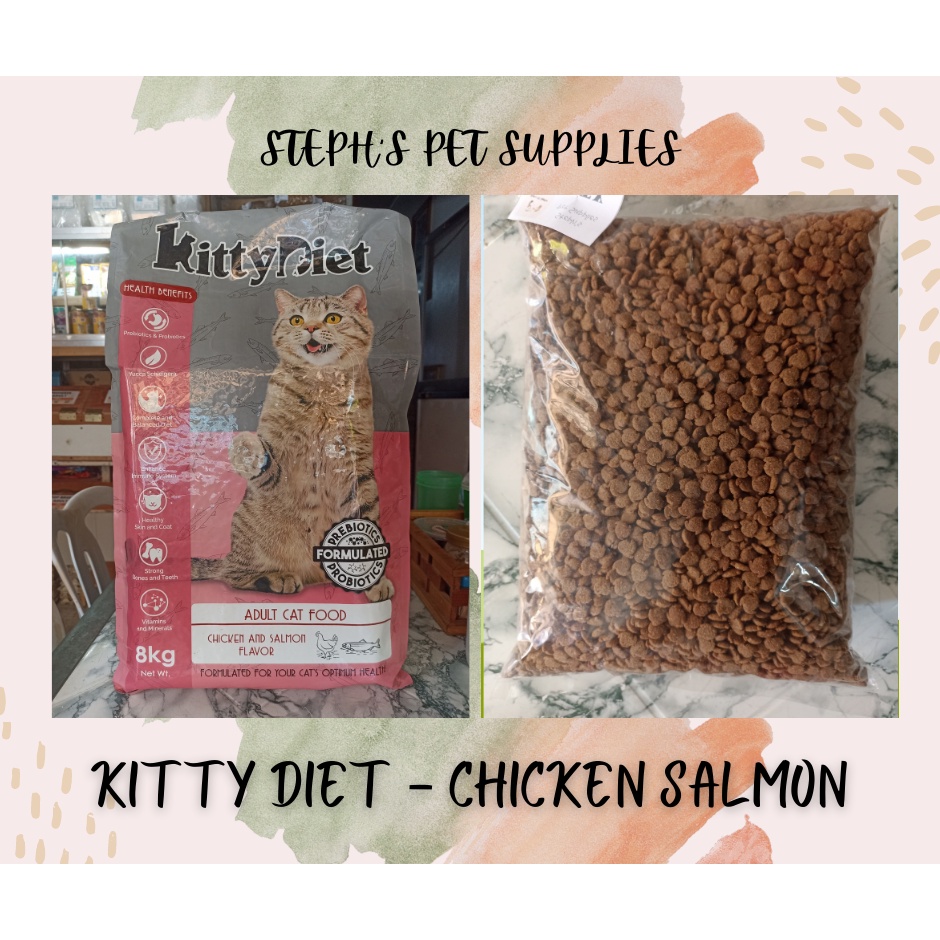 Kitty Diet Cat Dry Food Adult Chicken (Repacked 1KG & 1/2KG