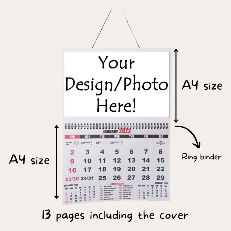 2022 Calendar Customized (Wholesale/Retail) | Shopee Philippines