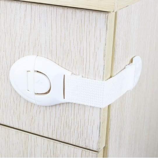 Safety Strap Lock For Refrigerator Adhesive Childproof Latch