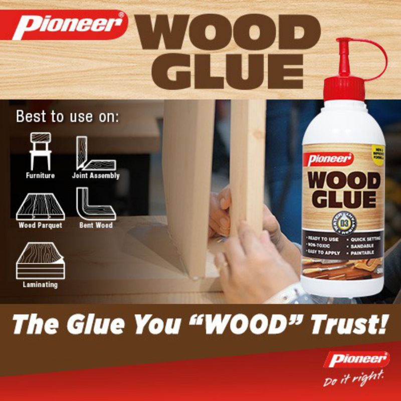 Wood Glue Pioneer 500g Shopee Philippines