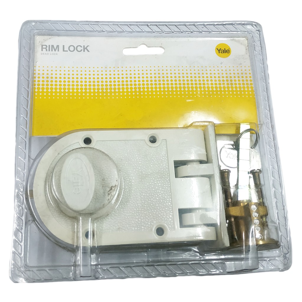 ORIGINAL YALE ( SINGLE ) rim lock dead bolt V198 WL RIMLOCK DEADLOCK