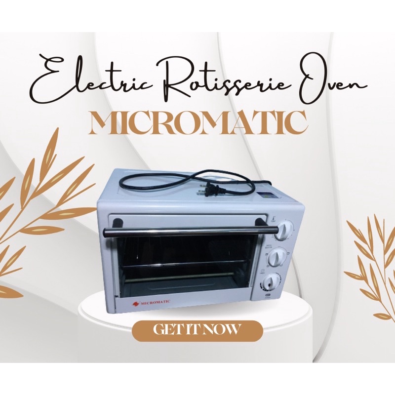 Electric Rotisserie Oven with Grill Shopee Philippines