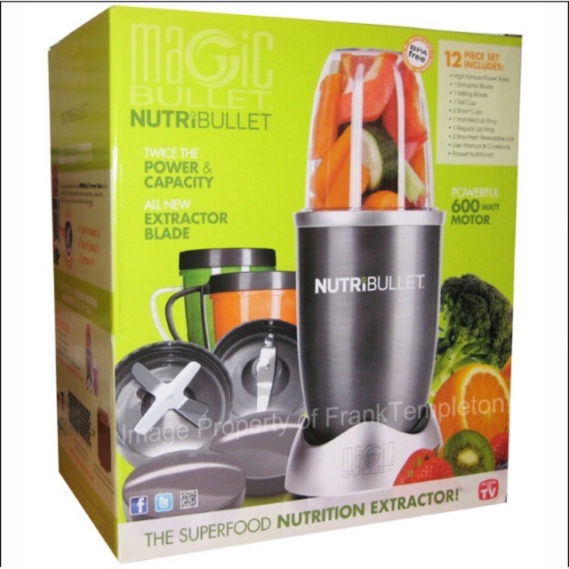 Magic Bullet Nutribullet 12-piece High -speed 600w juicer | Shopee ...