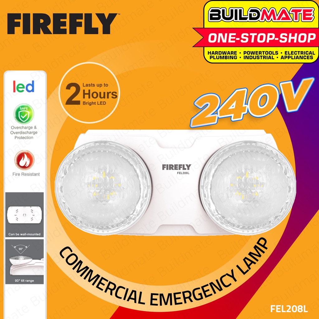 FIREFLY Dual Optics Rechargeable Commercial Safety LED Emergency Light