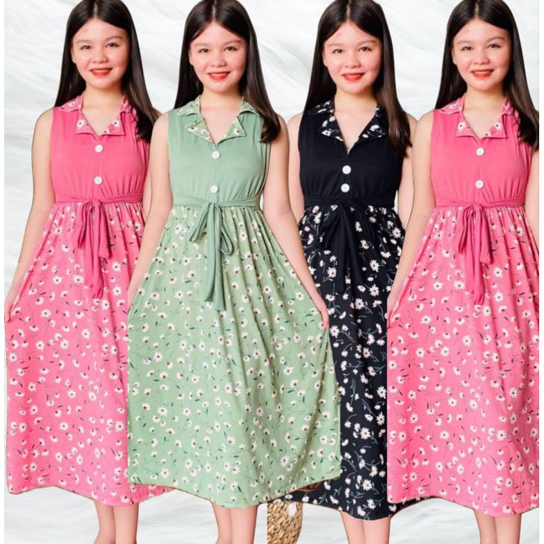 NICOLLE DRESS FOR KIDS (fit 9-13yrs old) | Shopee Philippines