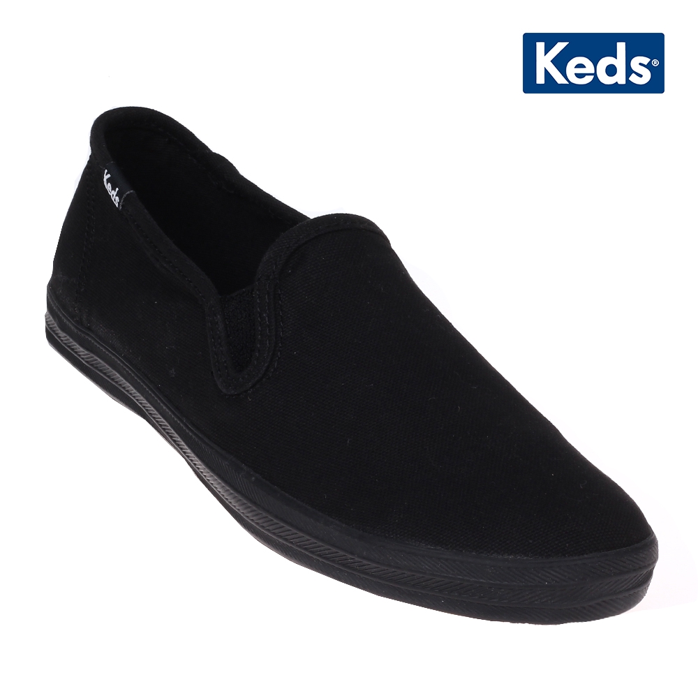 keds champion slip on black