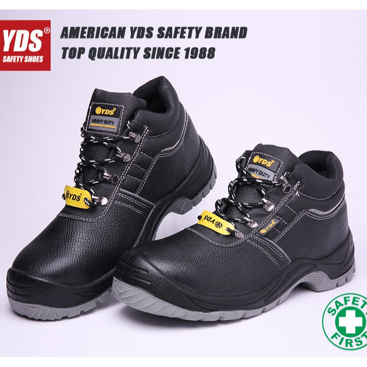 YDS BS21 Safety Shoes For Men Antismashproof Safety Shoes Steel Toe