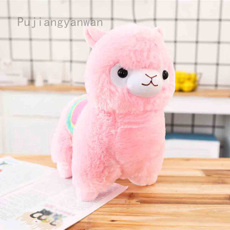 pink alpaca stuffed animal