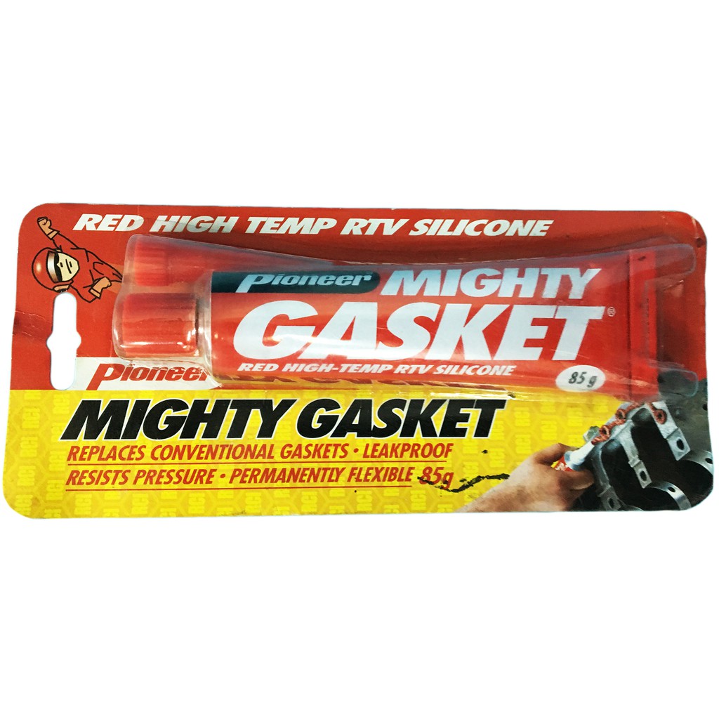 Pioneer Mighty Gasket Grams Red High Temp RTV SILICONE RED OR BLACK Shopee Philippines