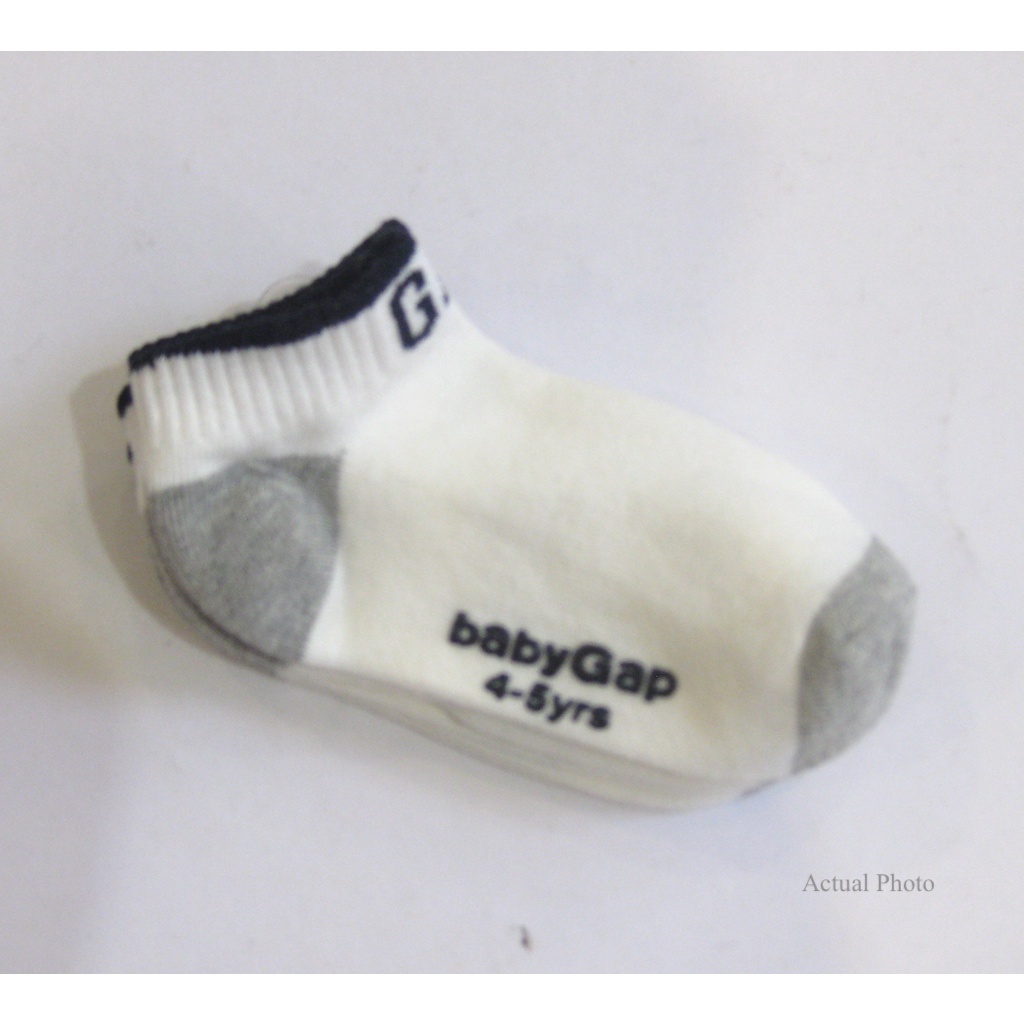 6 Pair Baby Gap Boys Socks 4-5 Yrs Navy Blue NEW 