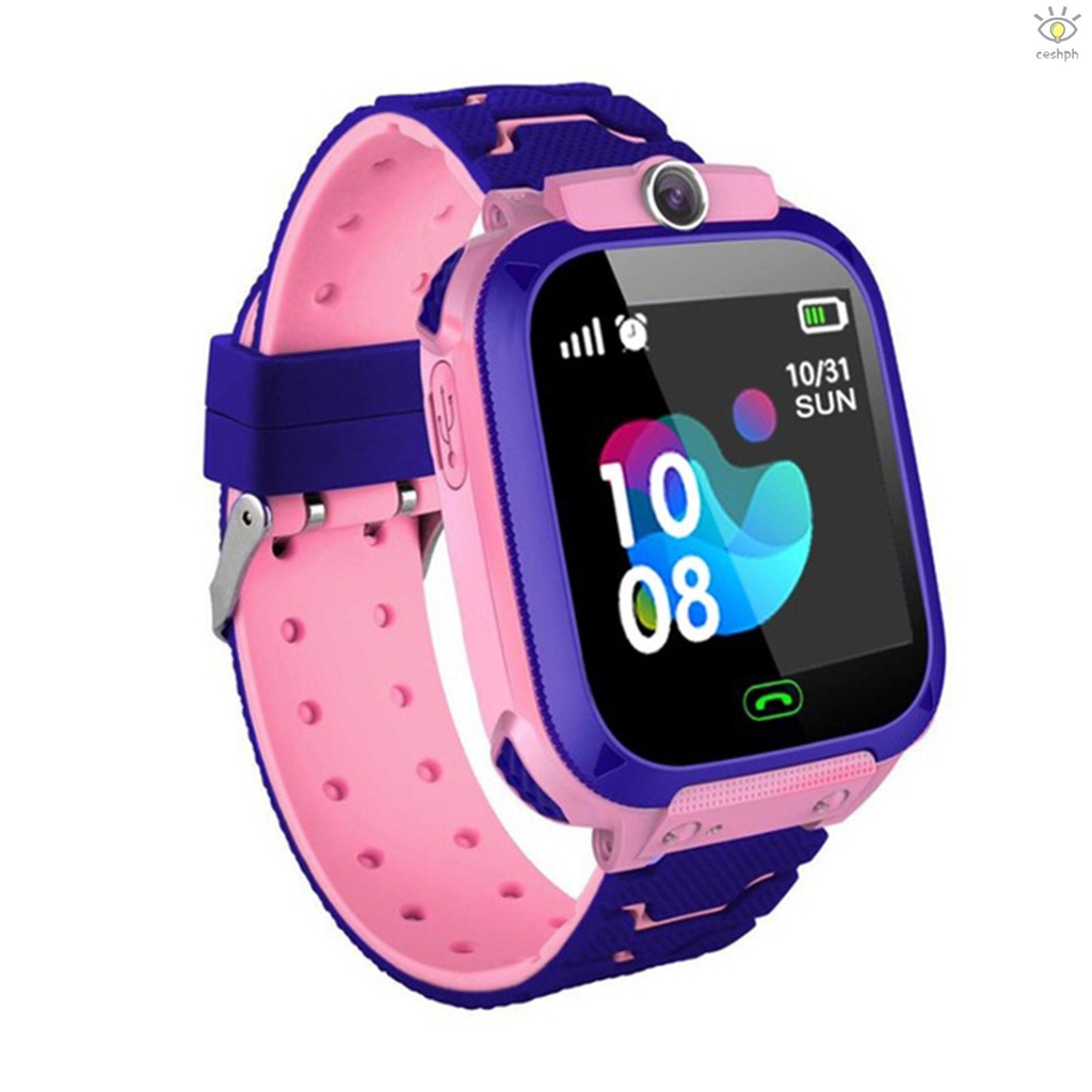 Q12B Kids Smartwatch Children Phone Watch with Call Voice Chat Location ...