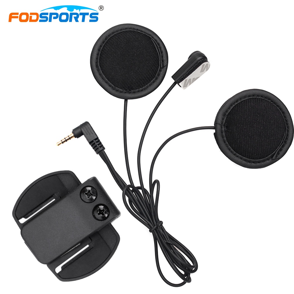 Fodsports Full-Face Helmet Headsets Soft Wire with Clip for V4 V6Pro ...