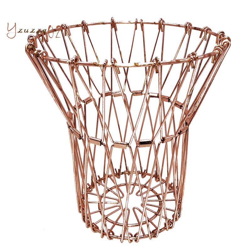 folding metal basket