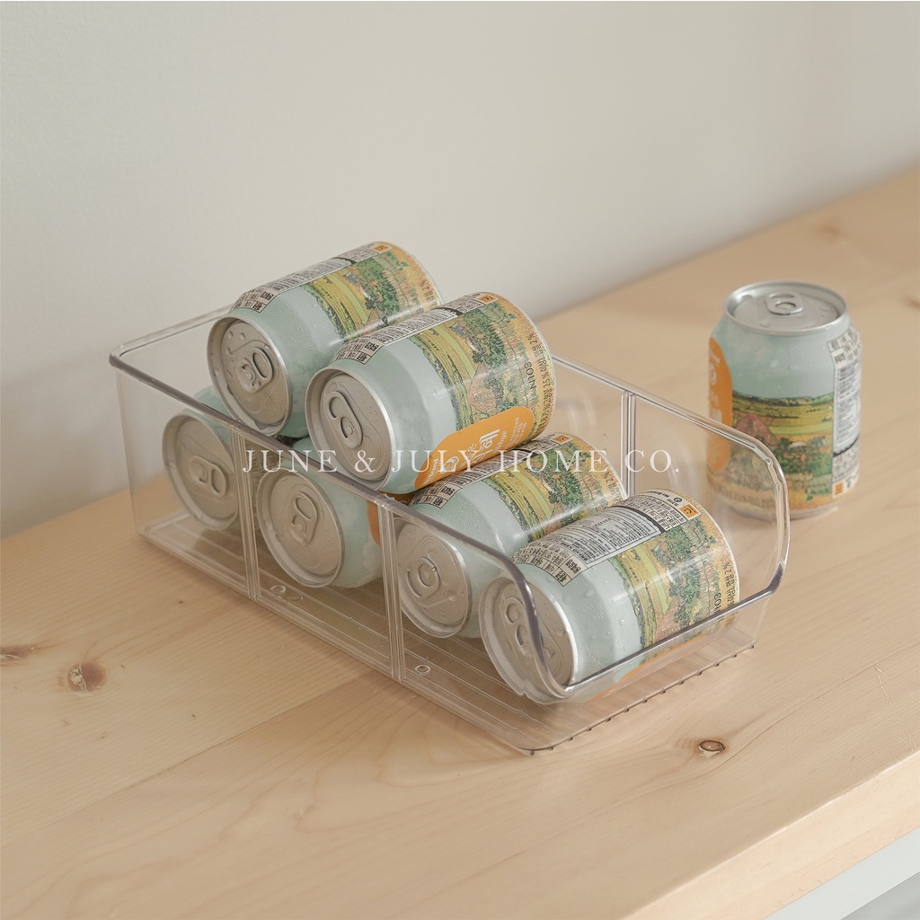JUNE & JULY Clear Divided Storage Bins Shopee Philippines