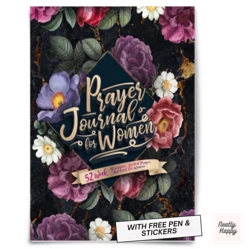 Prayer Journal for Women - A5 size Guided prayer with Verses | Shopee