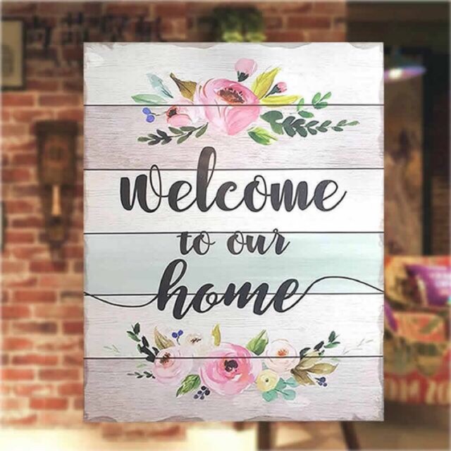 Ab Home Sweet Welcome To Our Vintage Wooden Wall Decor 26 5x36 5cm Ee Philippines - Sweet Home Wall Decor
