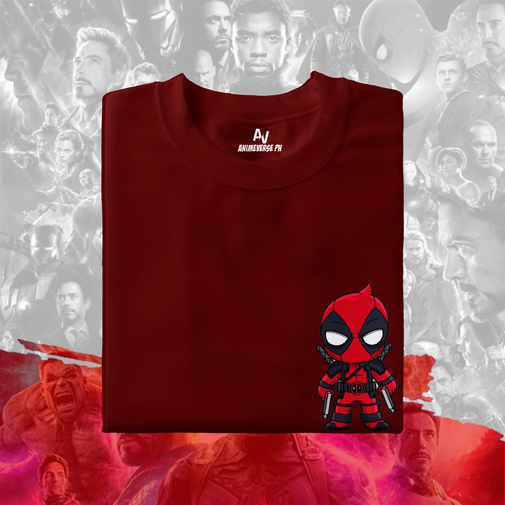 Deadpool - Chibi Pocket Print Shirt | Shopee Philippines