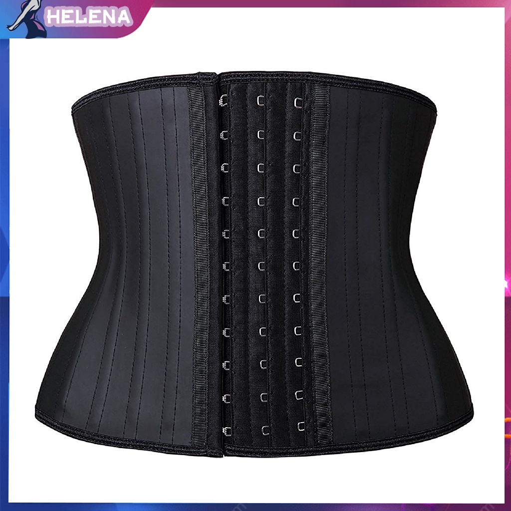 COD Waist Trainer Short Torso 25 Bones Corset Latex Waist Shaper Waist