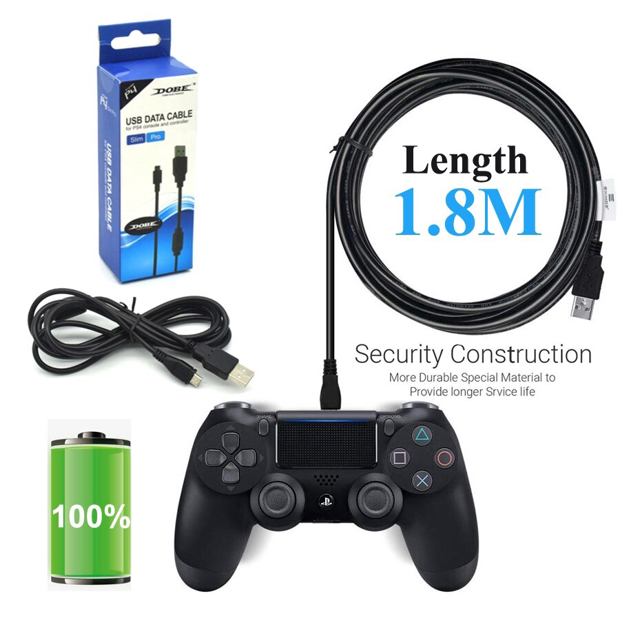 charging cable for ps4 dualshock 4 controller