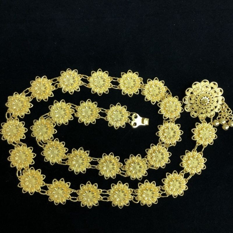 Thai jewelry Thai dress belt, golden belt