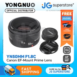Yongnuo YN50MM F1.8C 50mm f/1.8 Prime Lens for Canon EF Auto Focus | JG Superstore