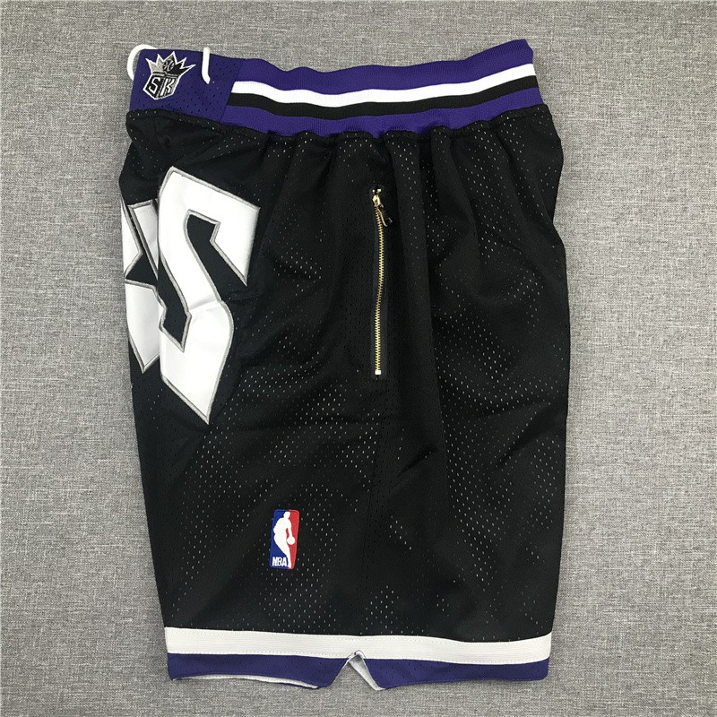 sacramento kings black shorts