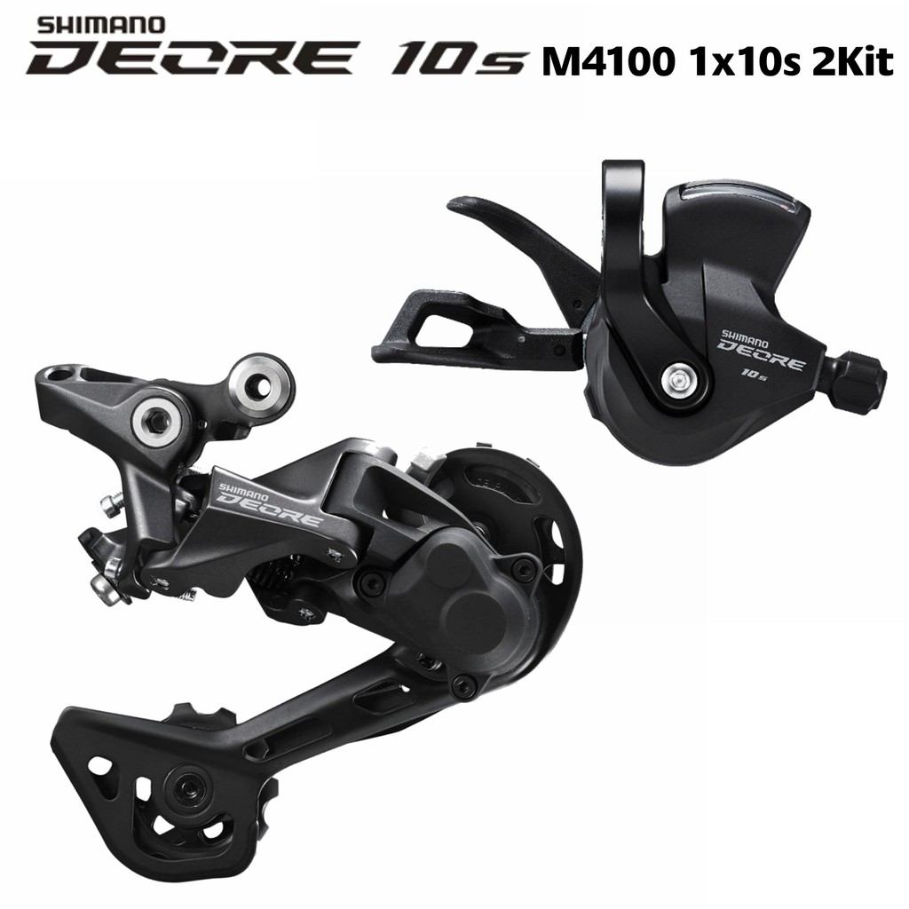 Shimano Deore 10s SL-M4100 Shifting Lever - right + RD-M4120-SGS Rear