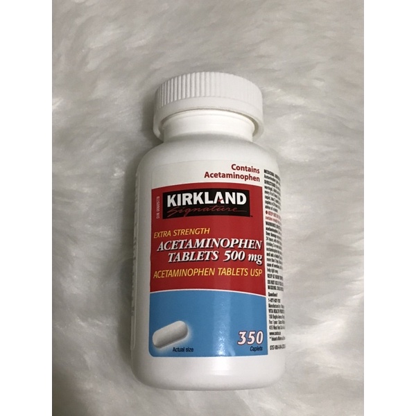 Acetaminophen 500 mg pain reliever/ fever reducer Kirkland Signature