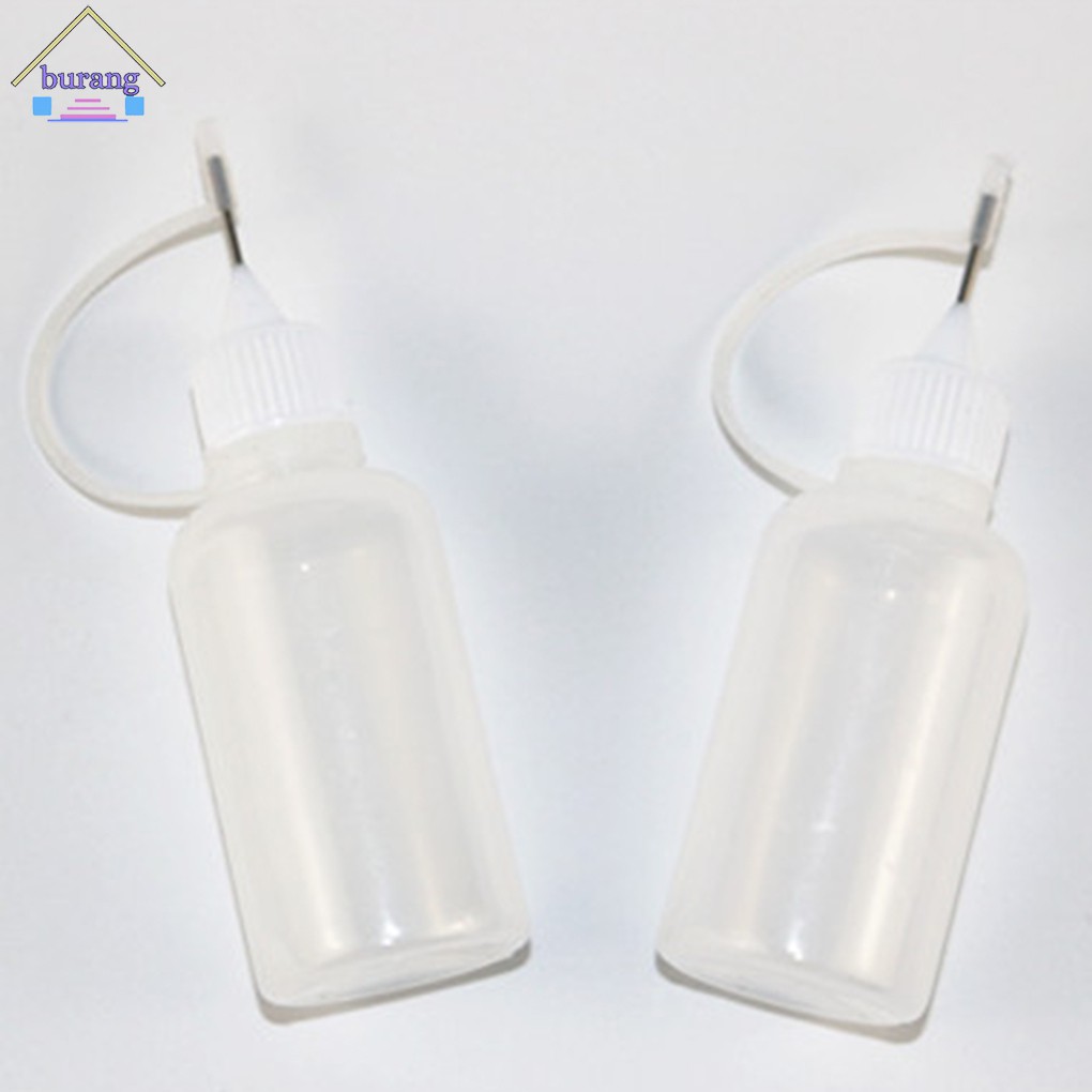 30ml Empty Glue Bottle with Needle Precision Tip Applicator Bottle for